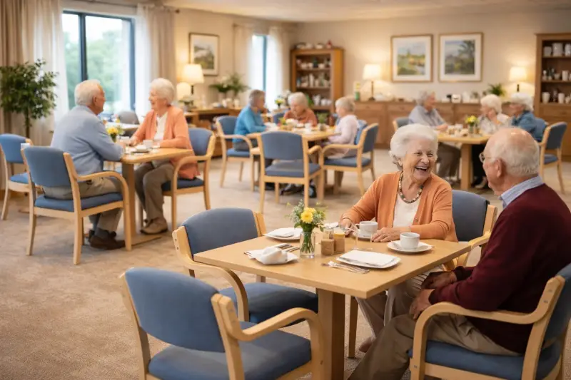 Domovy pro seniory, kostely a kulturní sály